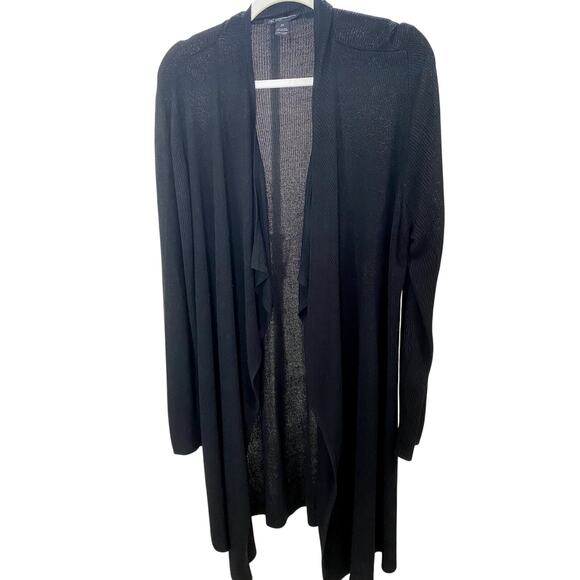 Inc. International Concepts Black Long Duster - Size 2X (EUC) - Picture 1 of 5